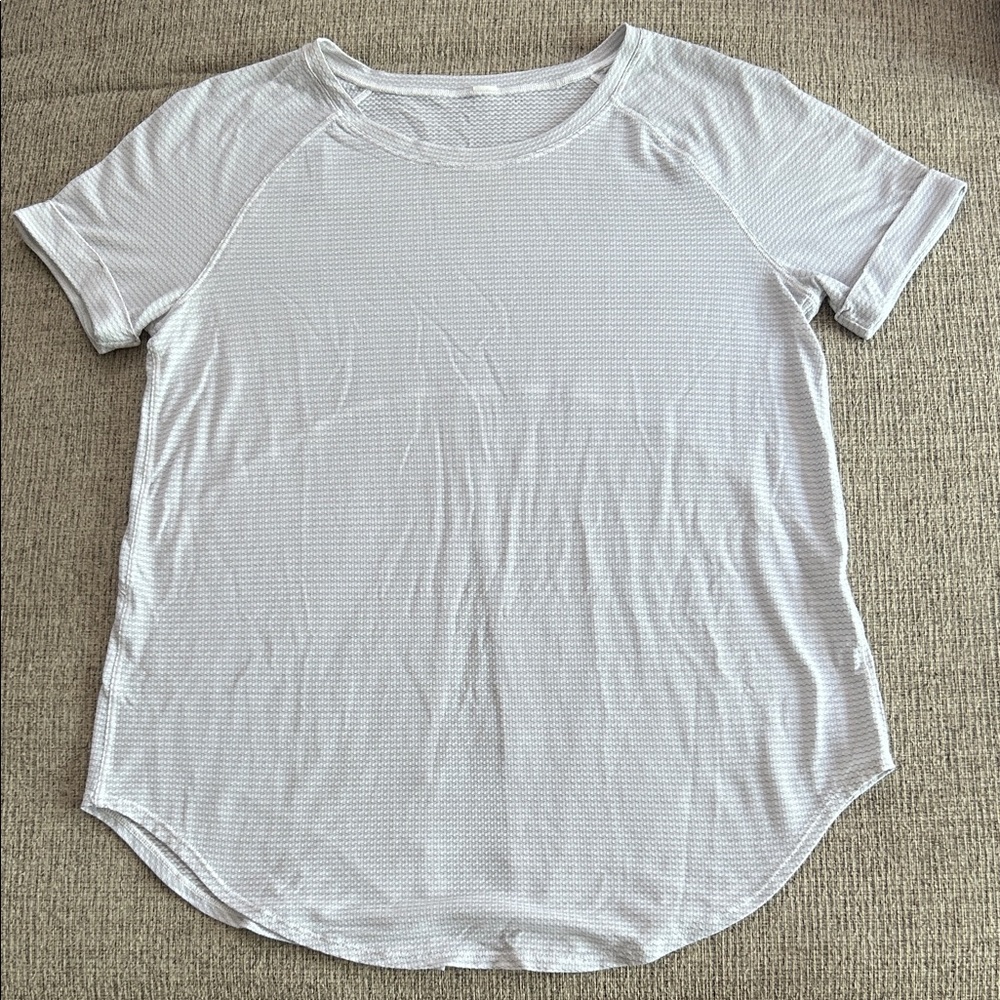 lululemon athletica White Open Up Tie Back Tee